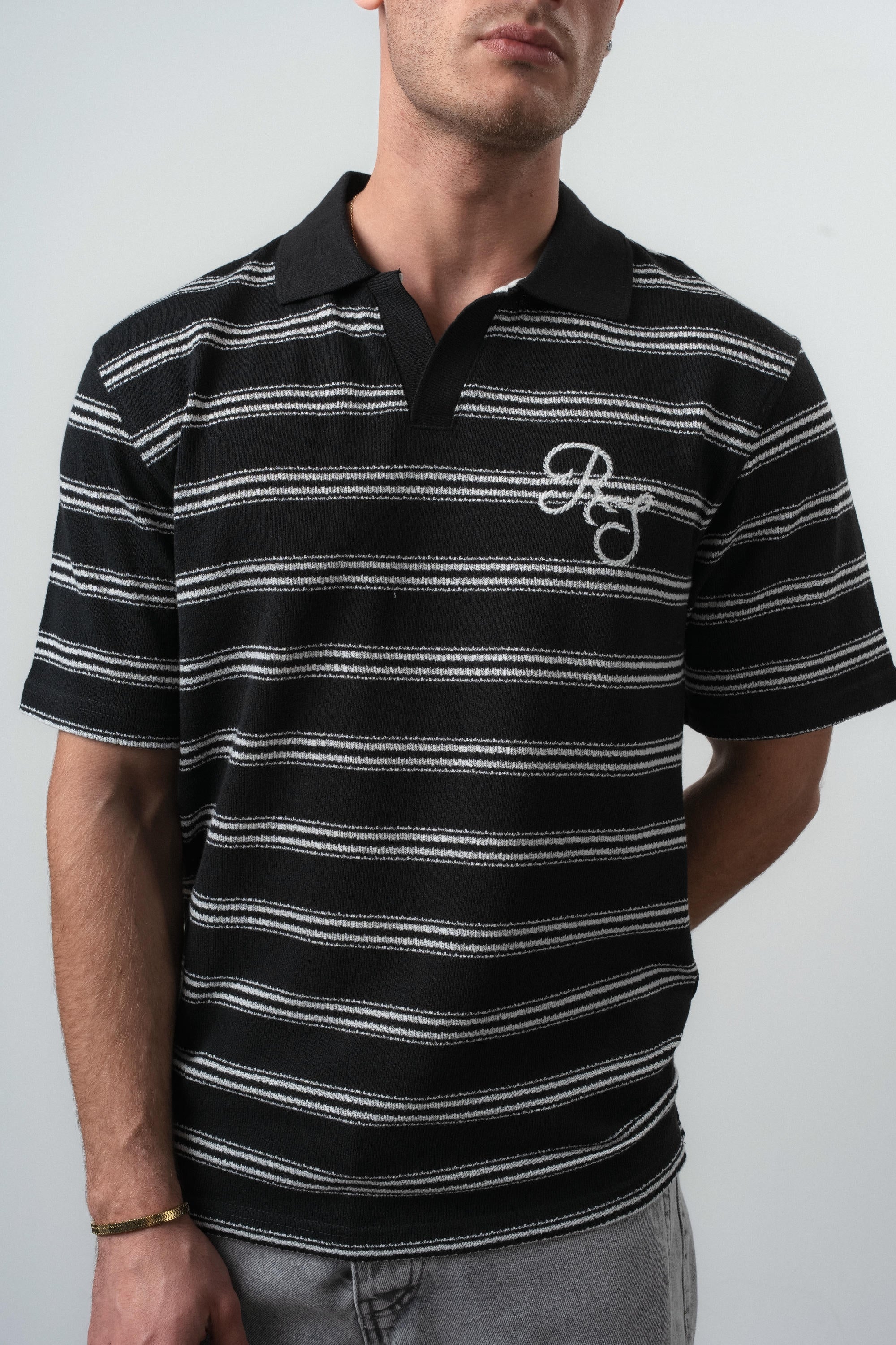 Krep Regular Fit Polo T-Shirt Black
