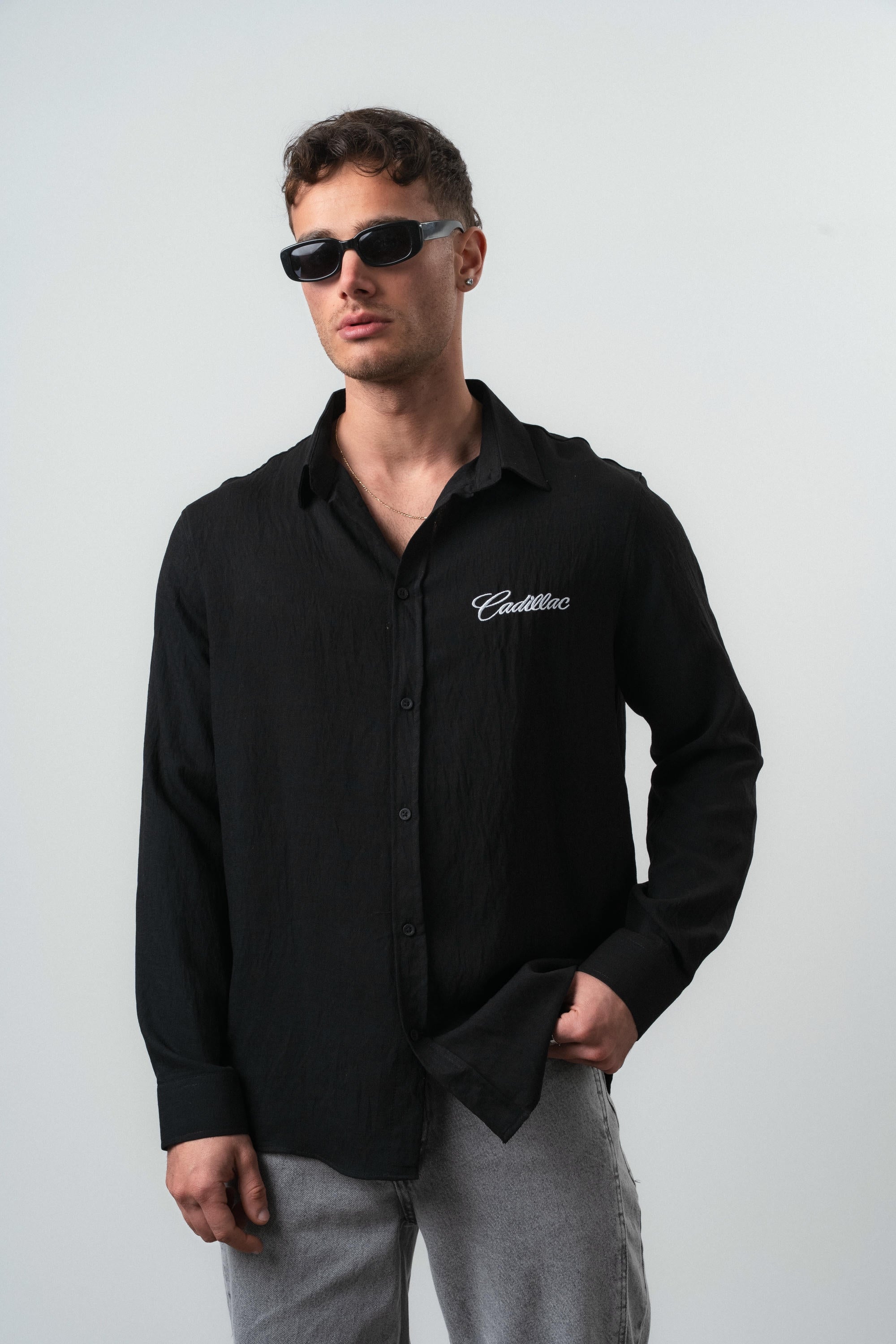 Cadillac Oversized Shirt Black