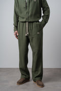 Muslin Baggy Sweatpant Dark Khaki