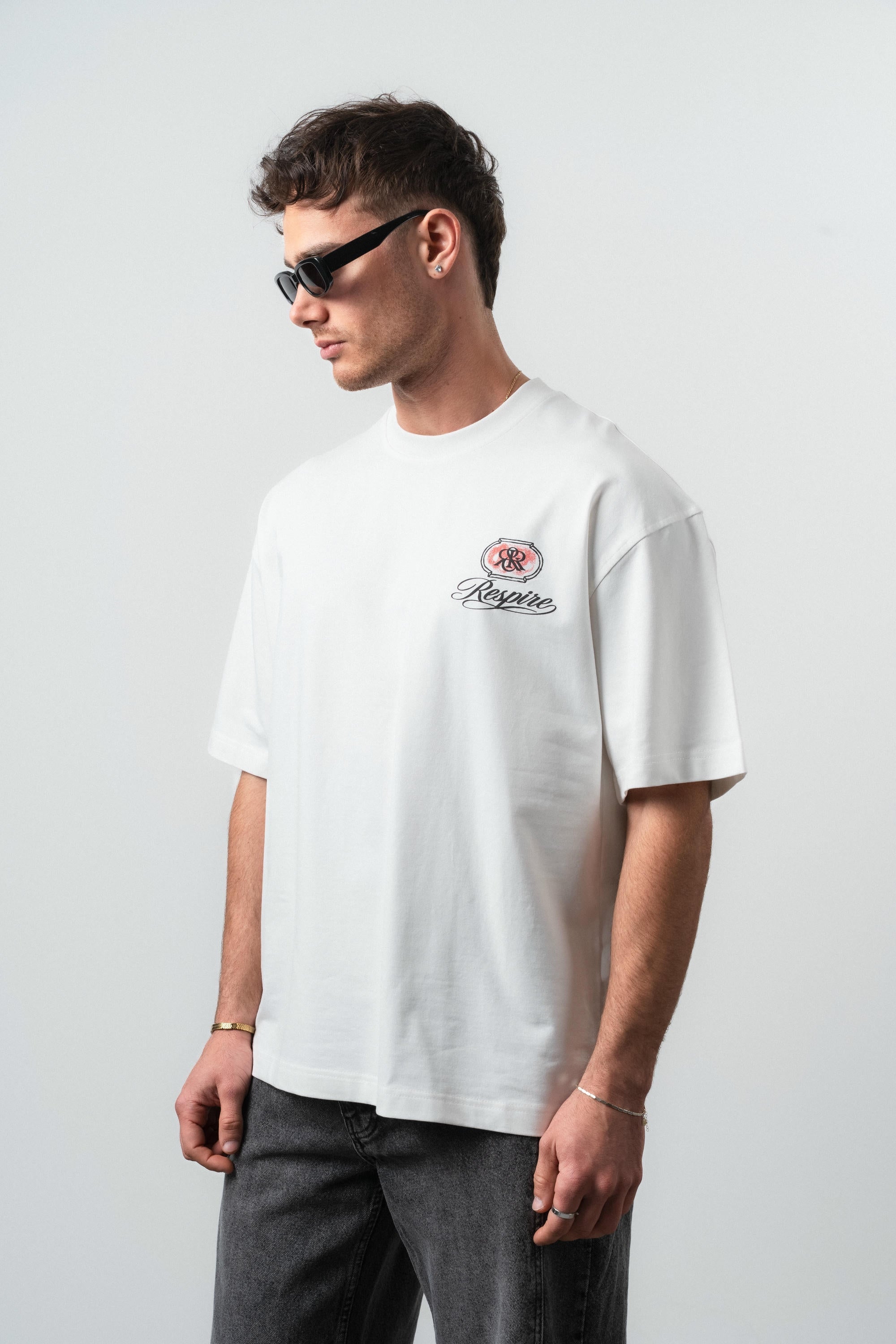 RR Oversized T-Shirt Ecru