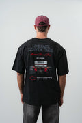 Live Fast Oversized T-Shirt Black