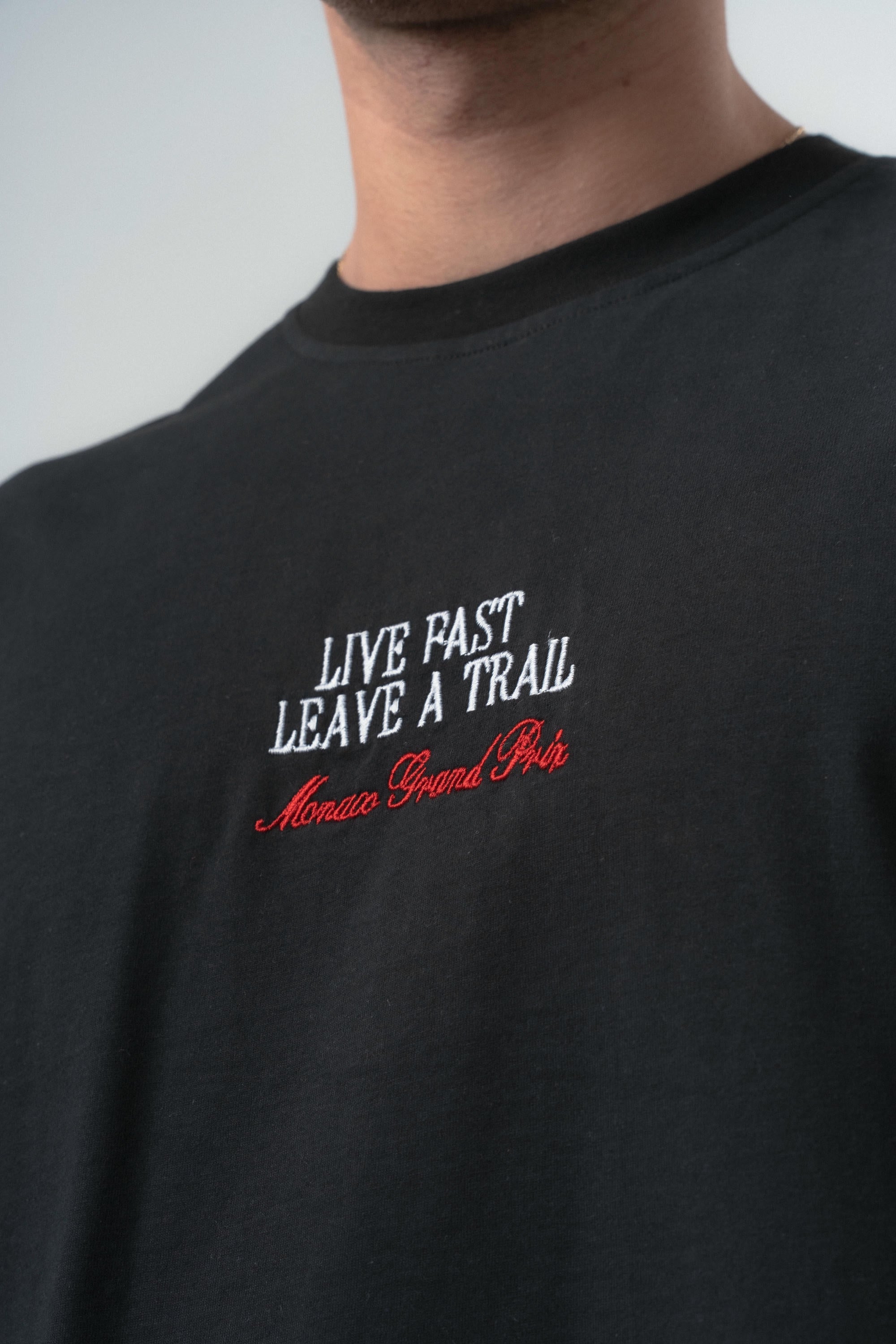 Live Fast Oversized T-Shirt Black