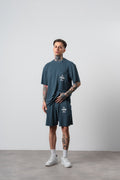 Far From Basic Regular Fit Set Petrol Blue