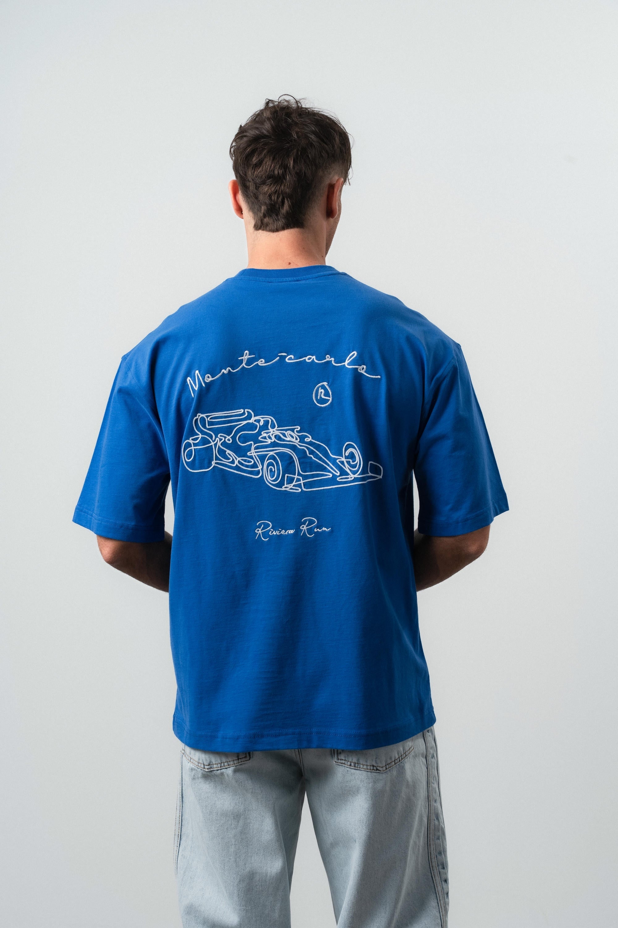 Monte Carlo Oversized T-Shirt Blue
