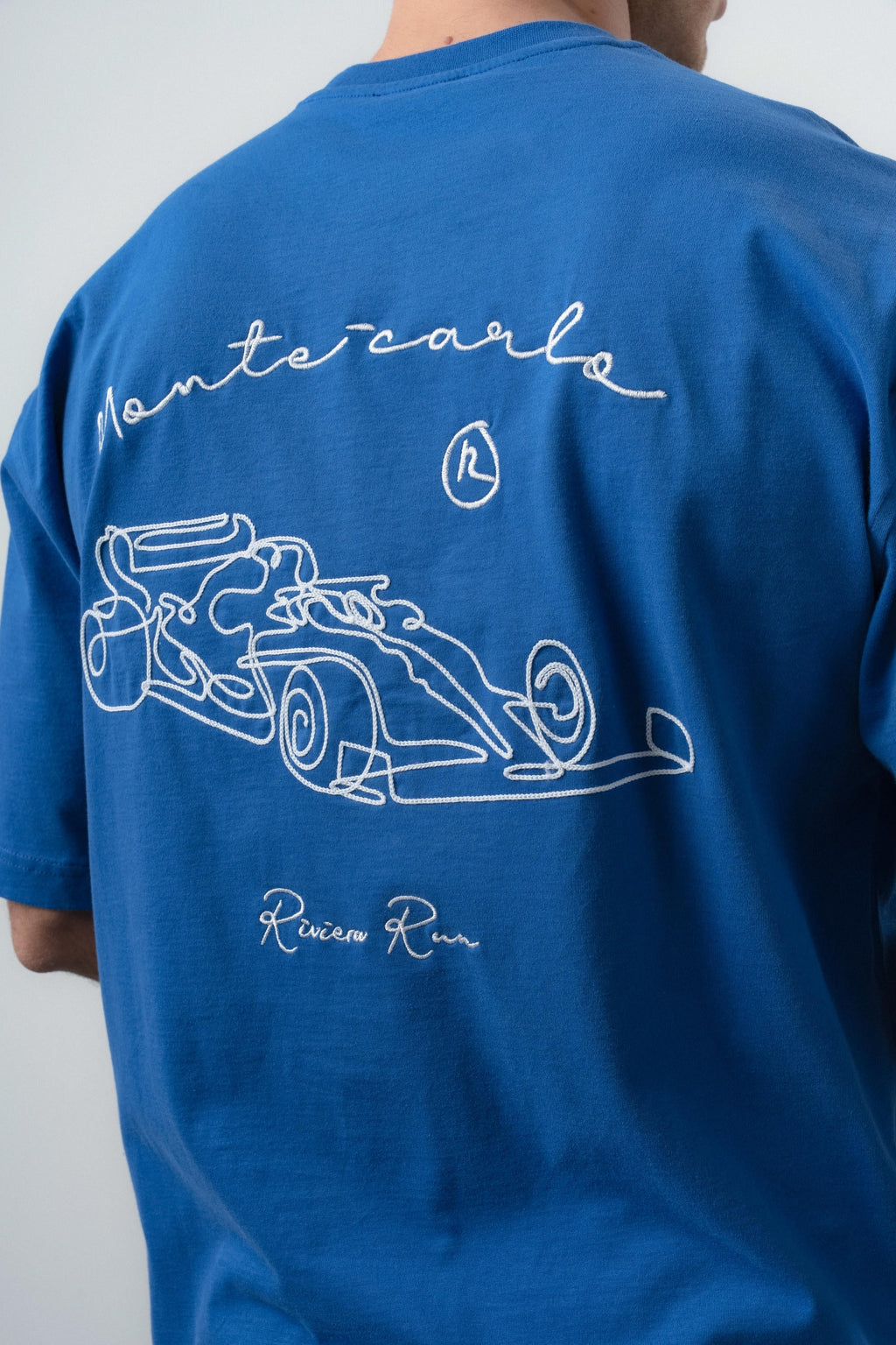 Monte Carlo Oversized T-Shirt Blue