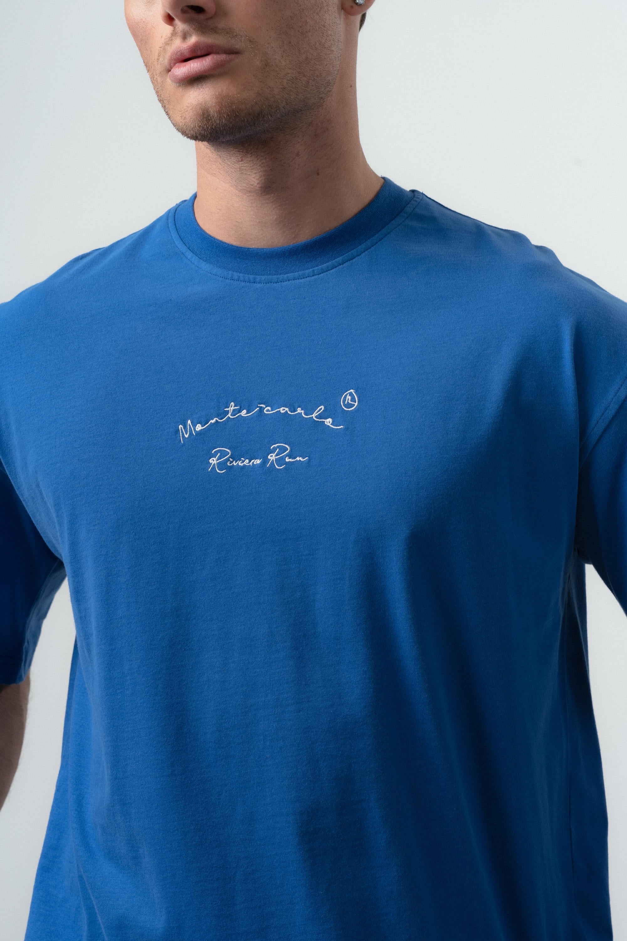 Monte Carlo Oversized T-Shirt Blue
