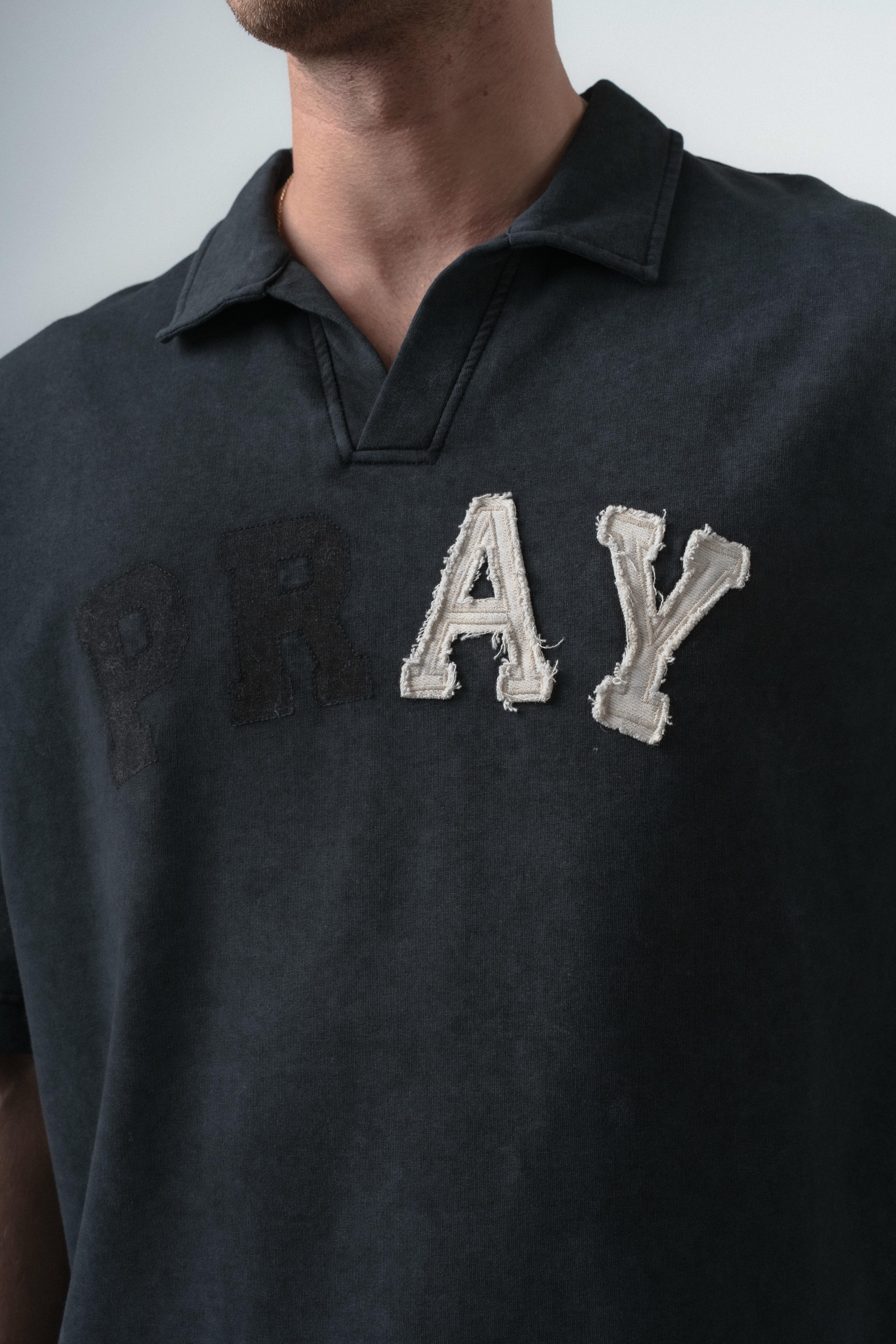 Pray Oversized T-Shirt Black
