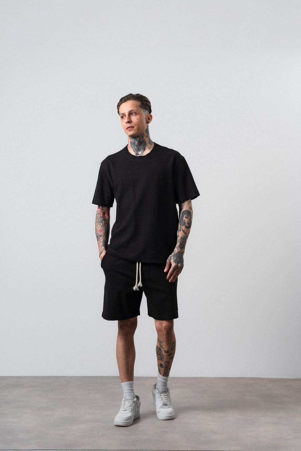Res Regular Fit Set Black