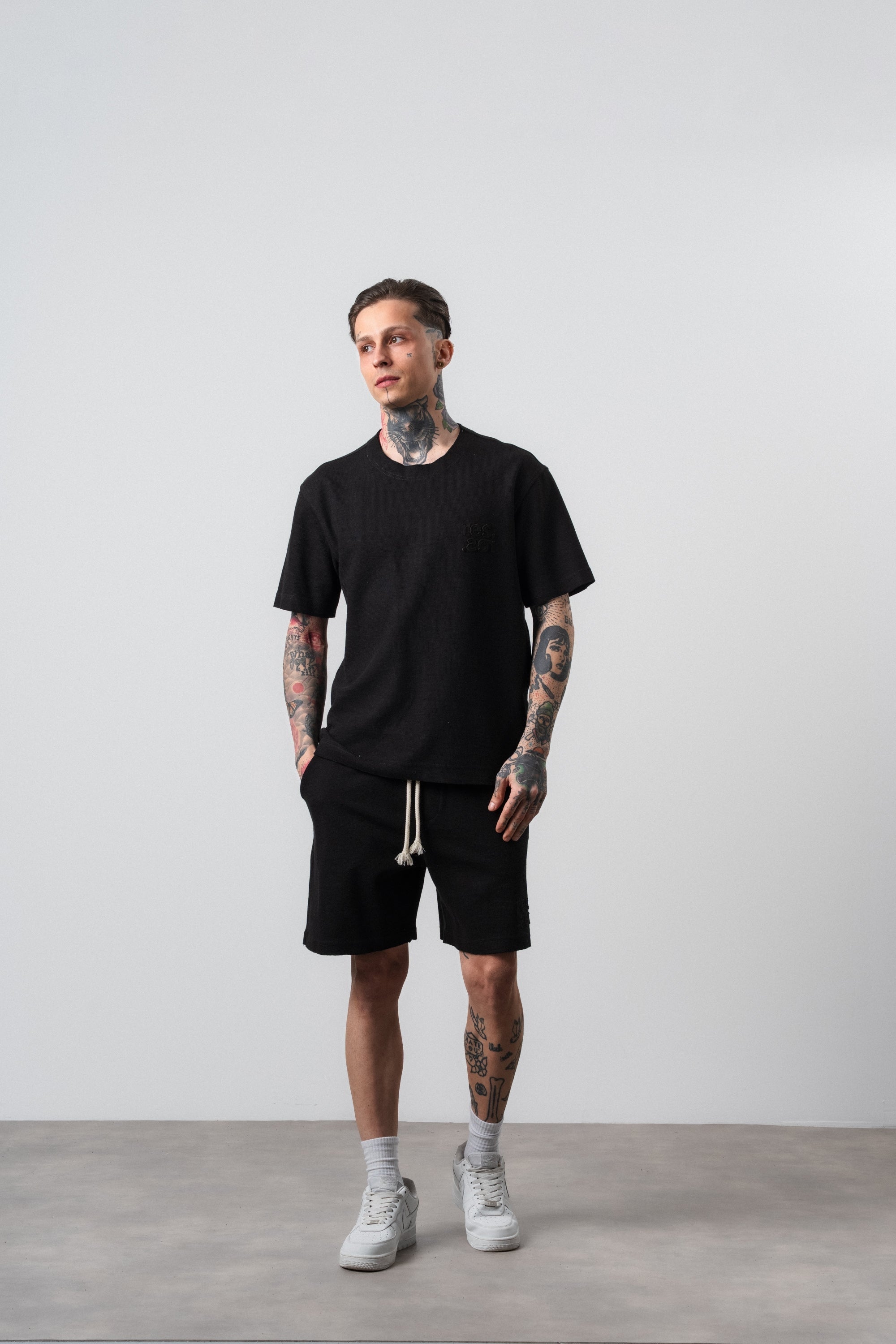 Res Regular Fit Set Black