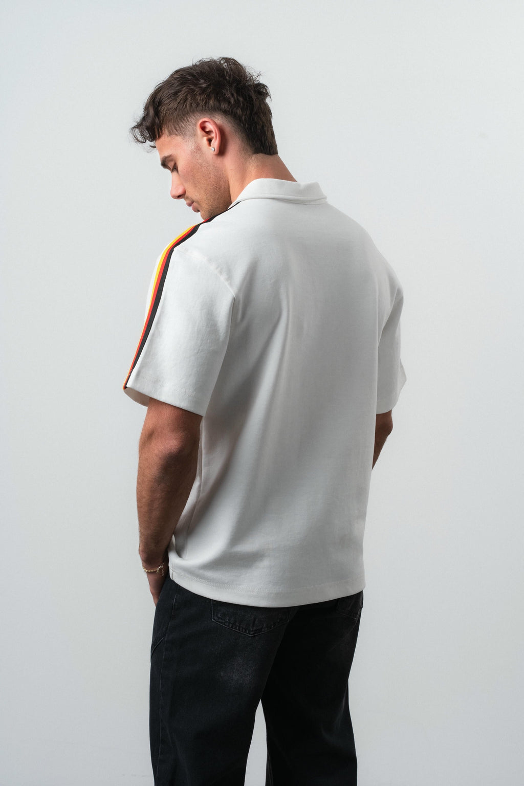 Germany Regular Fit Retro T-Shirt Ecru