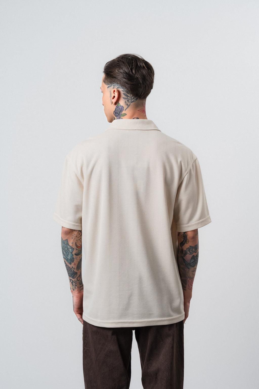 Senor Regular Fit Polo T-Shirt Beige