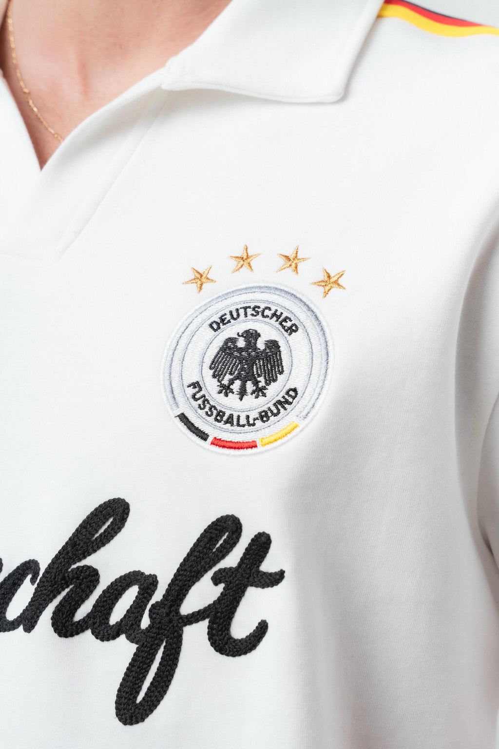 Germany Regular Fit Retro T-Shirt Ecru