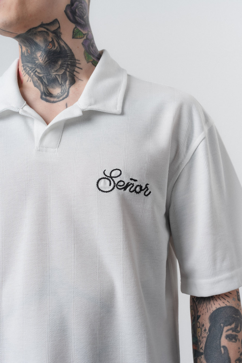 Senor Regular Fit Polo T-Shirt Ecru