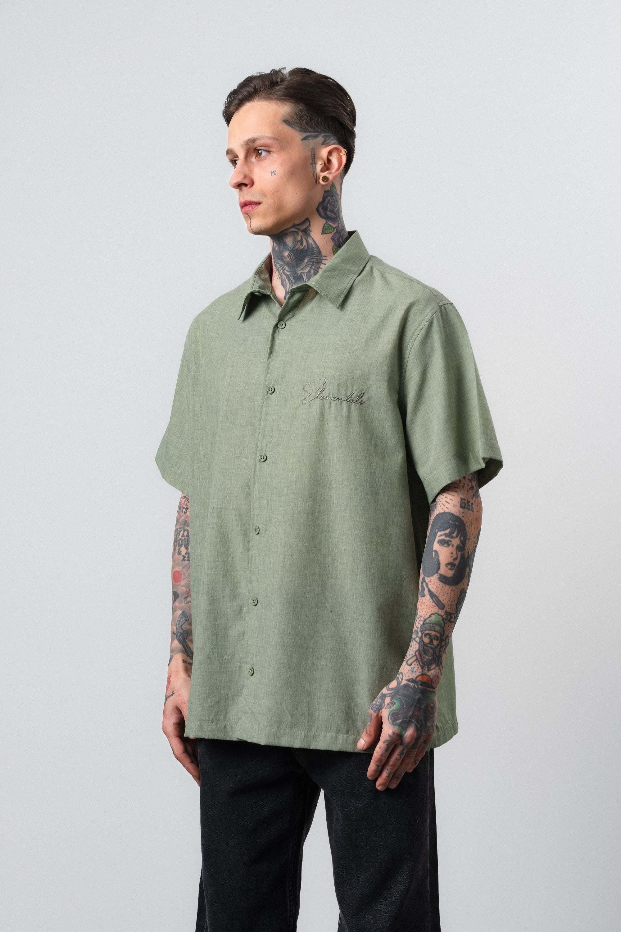 Elementals Oversized Shirt Khaki