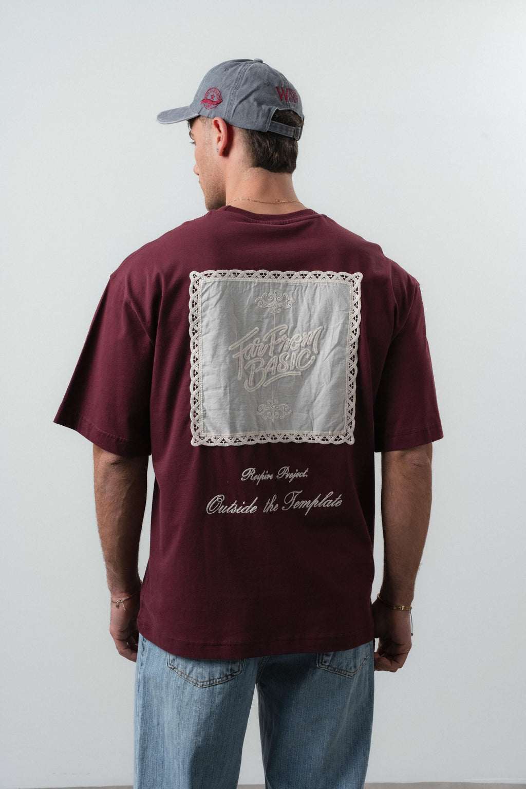 Res Project Oversized T-Shirt Burgundy