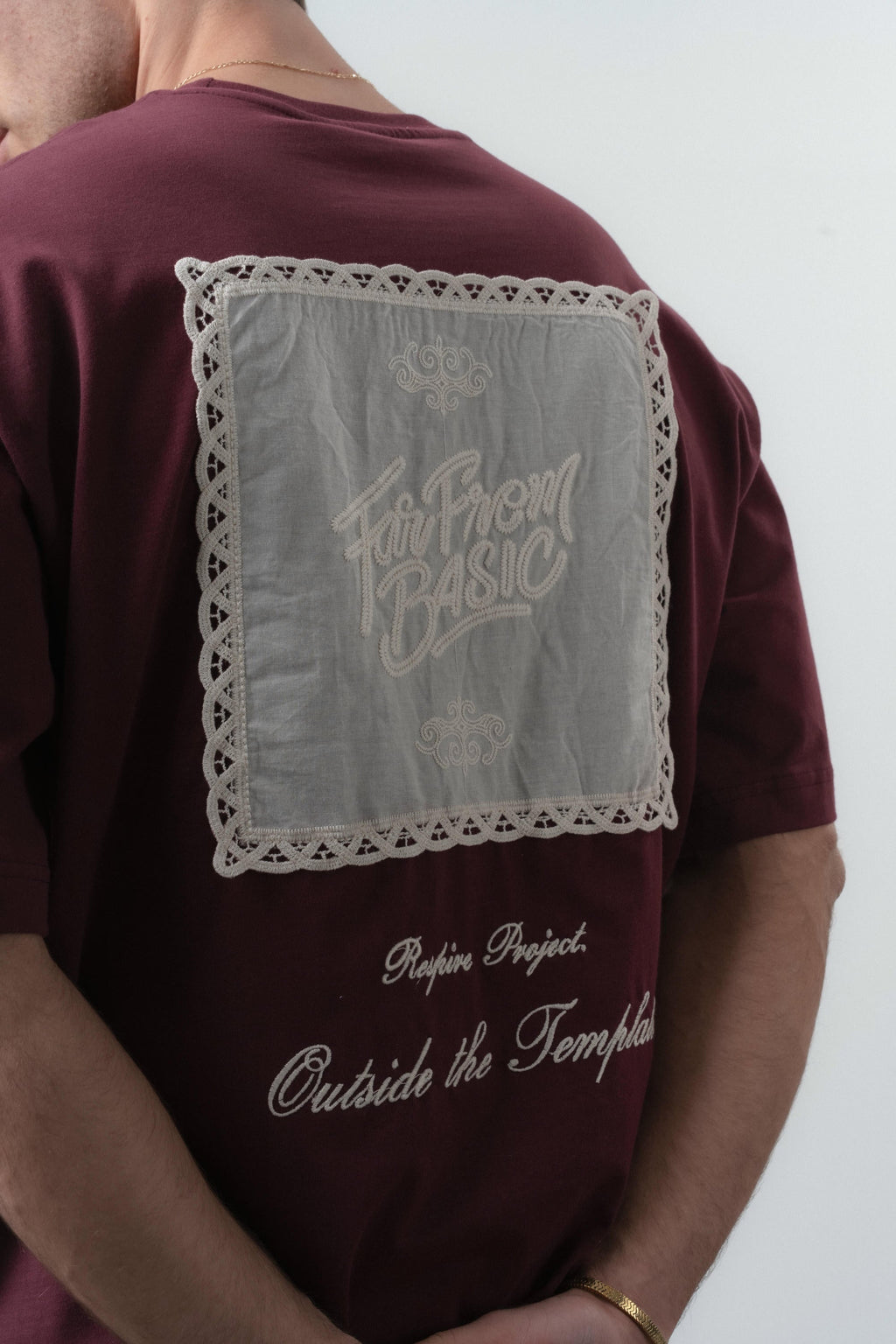 Res Project Oversized T-Shirt Burgundy