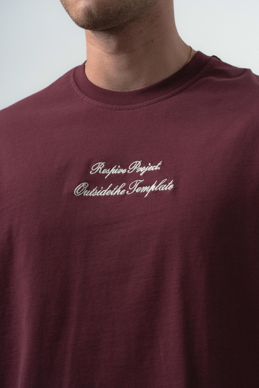 Res Project Oversized T-Shirt Burgundy