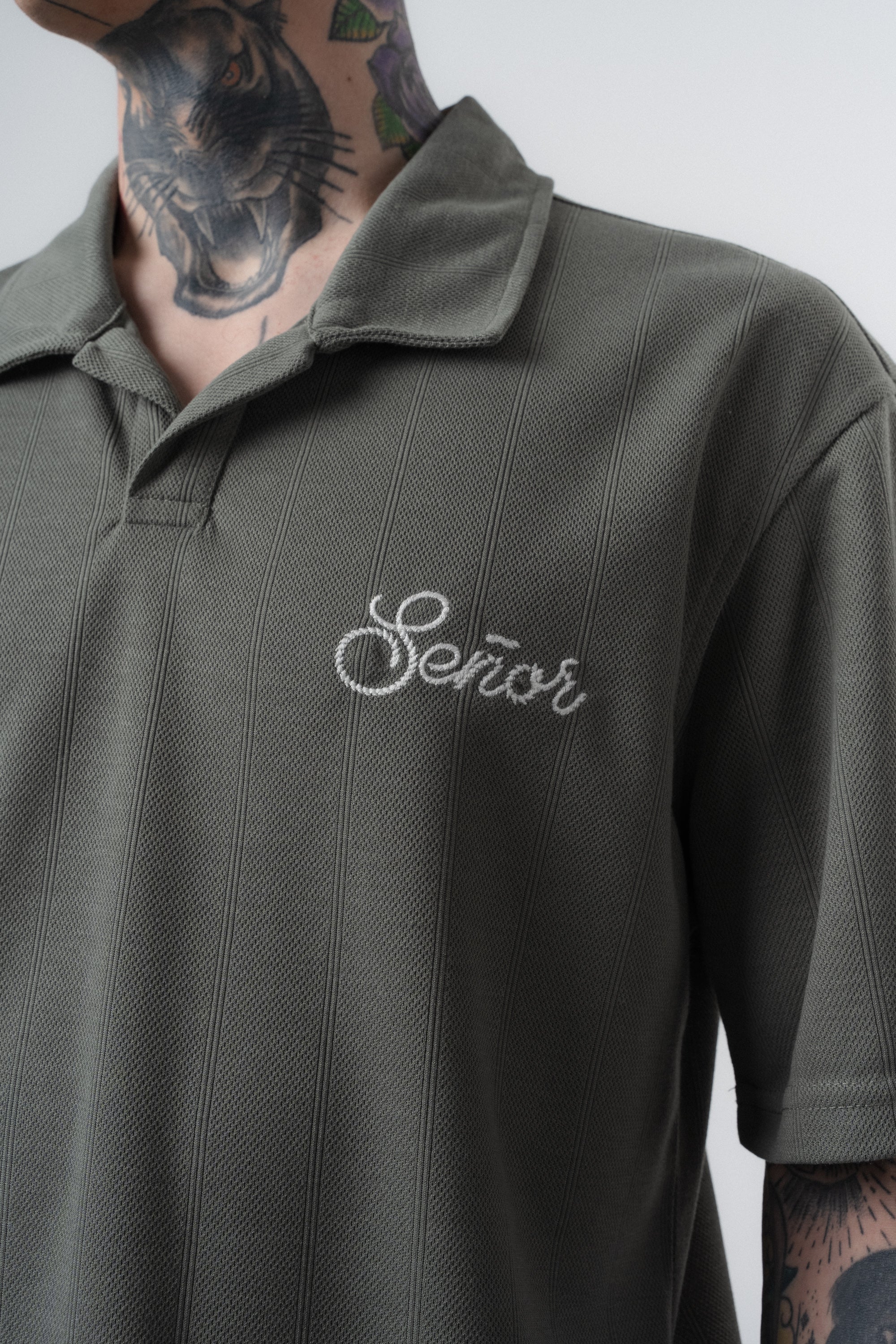 Senor Regular Fit Polo T-Shirt Khaki