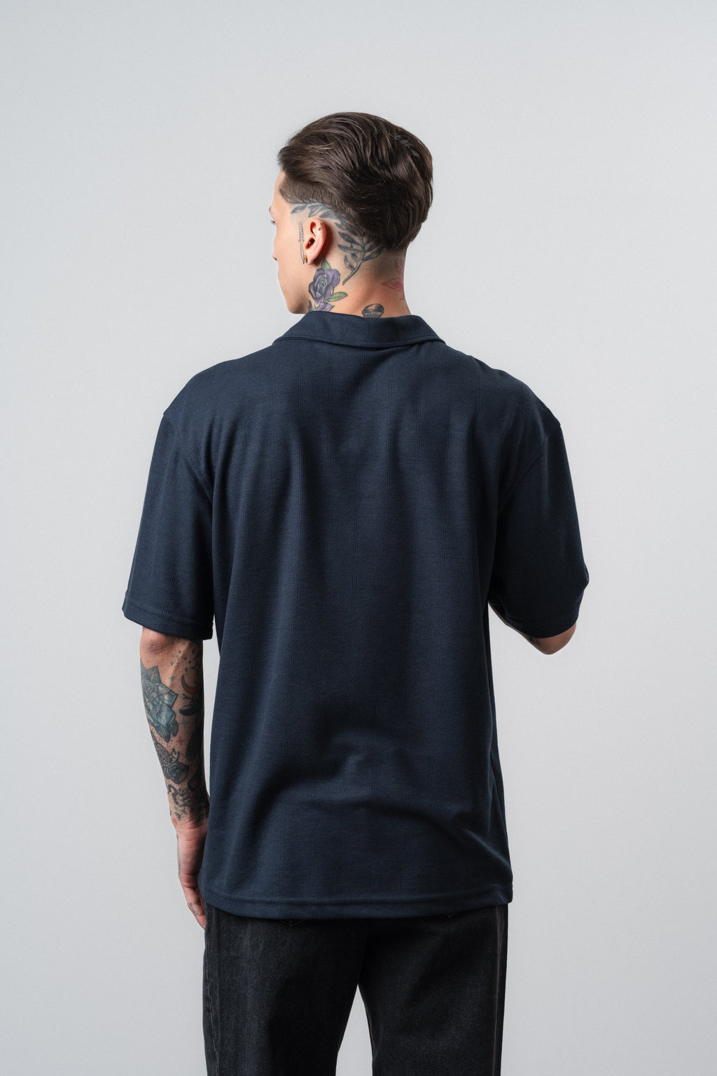 Senor Regular Fit Polo T-Shirt Navy