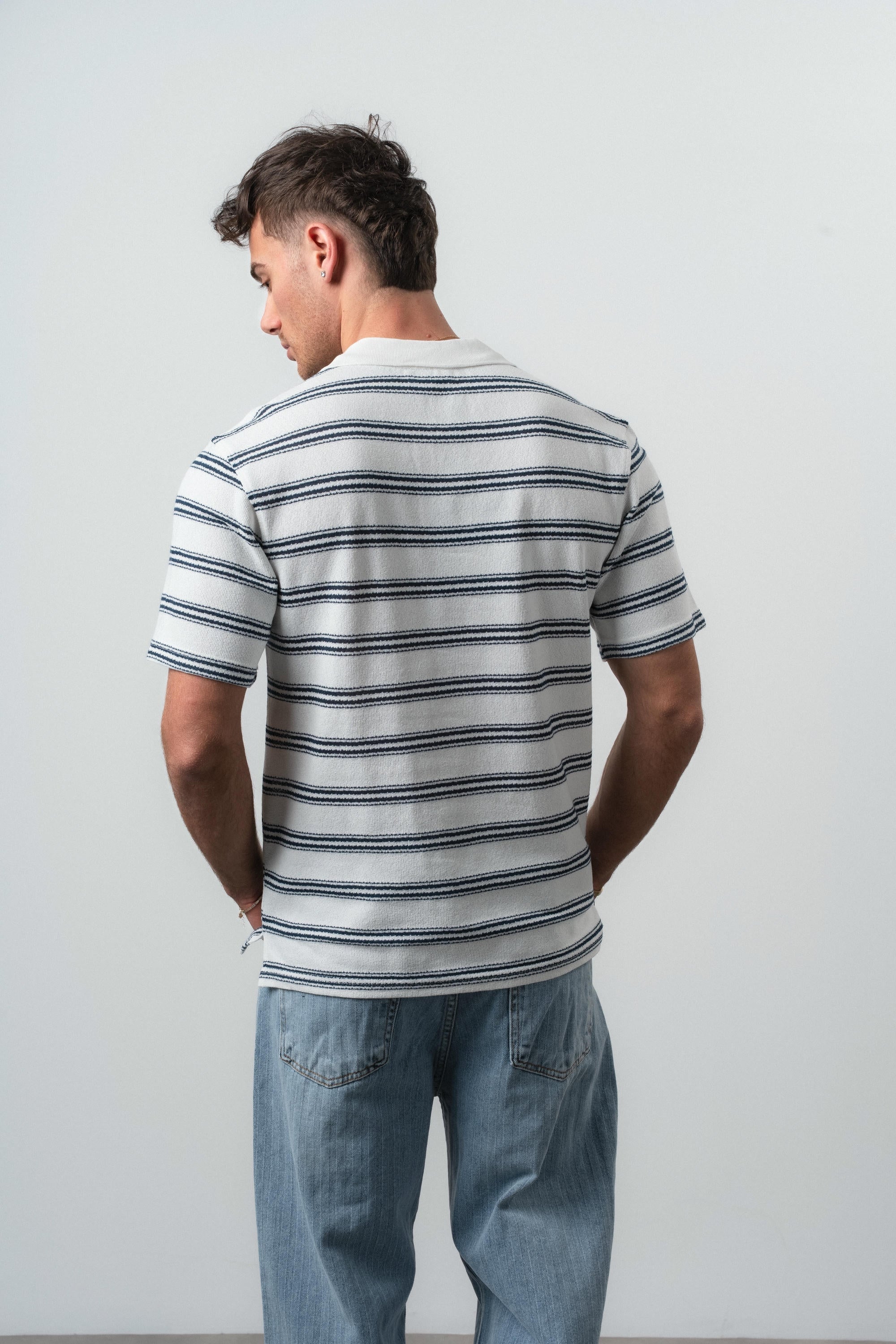 Krep Regular Fit Polo T-Shirt Navy