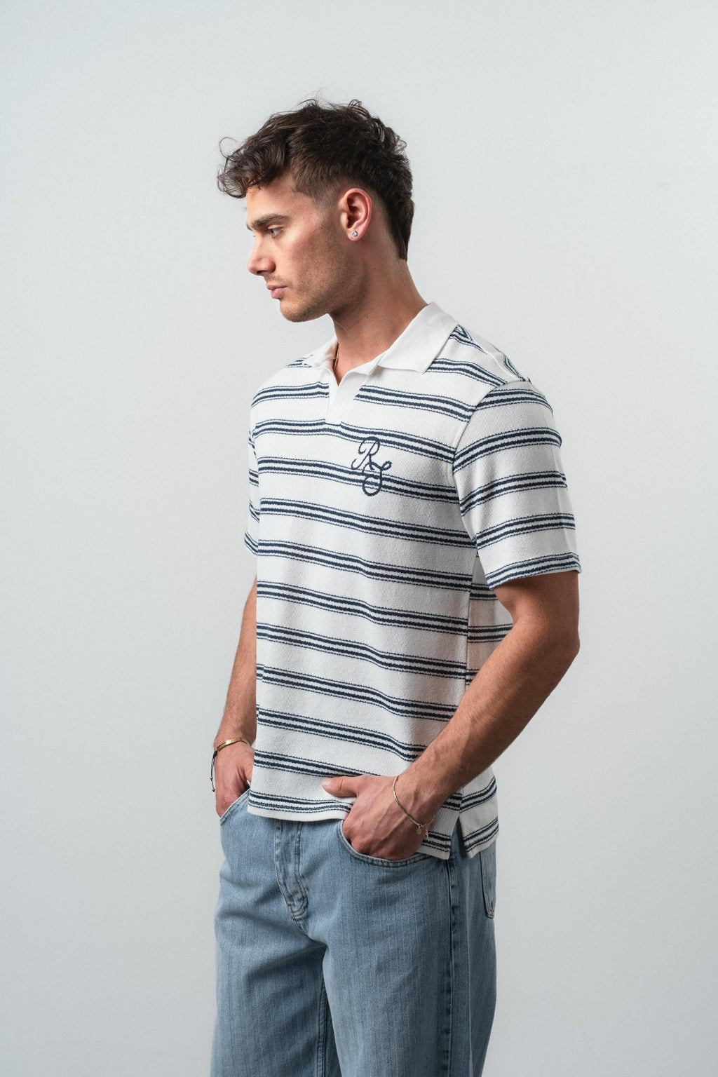 Krep Regular Fit Polo T-Shirt Navy