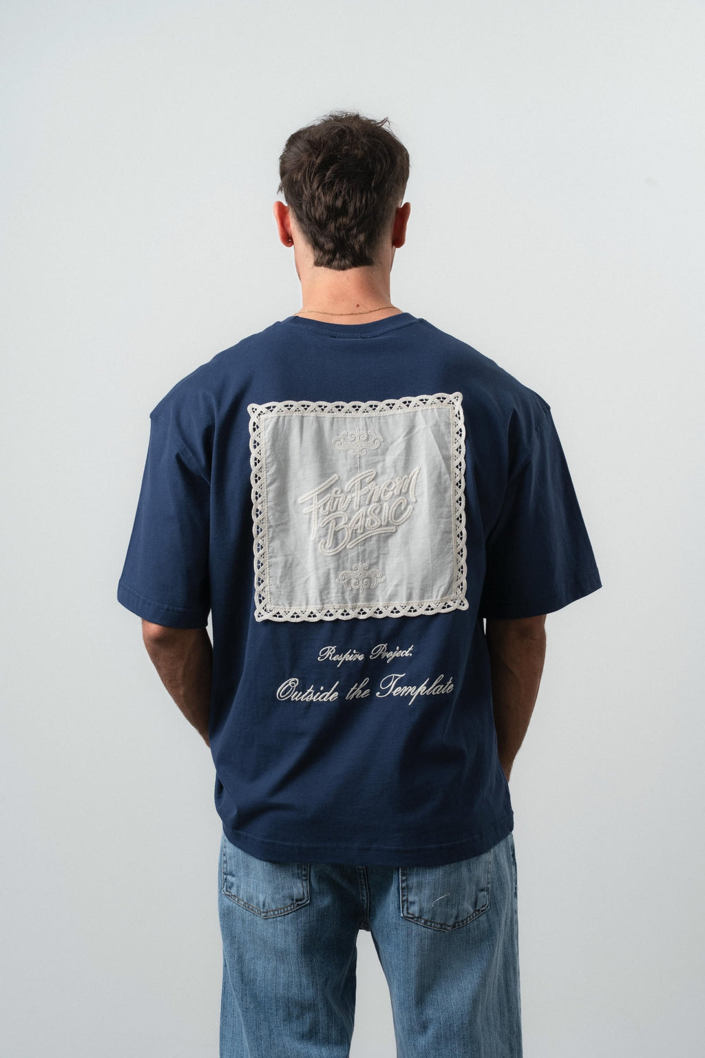 Res Project Oversized T-Shirt Navy