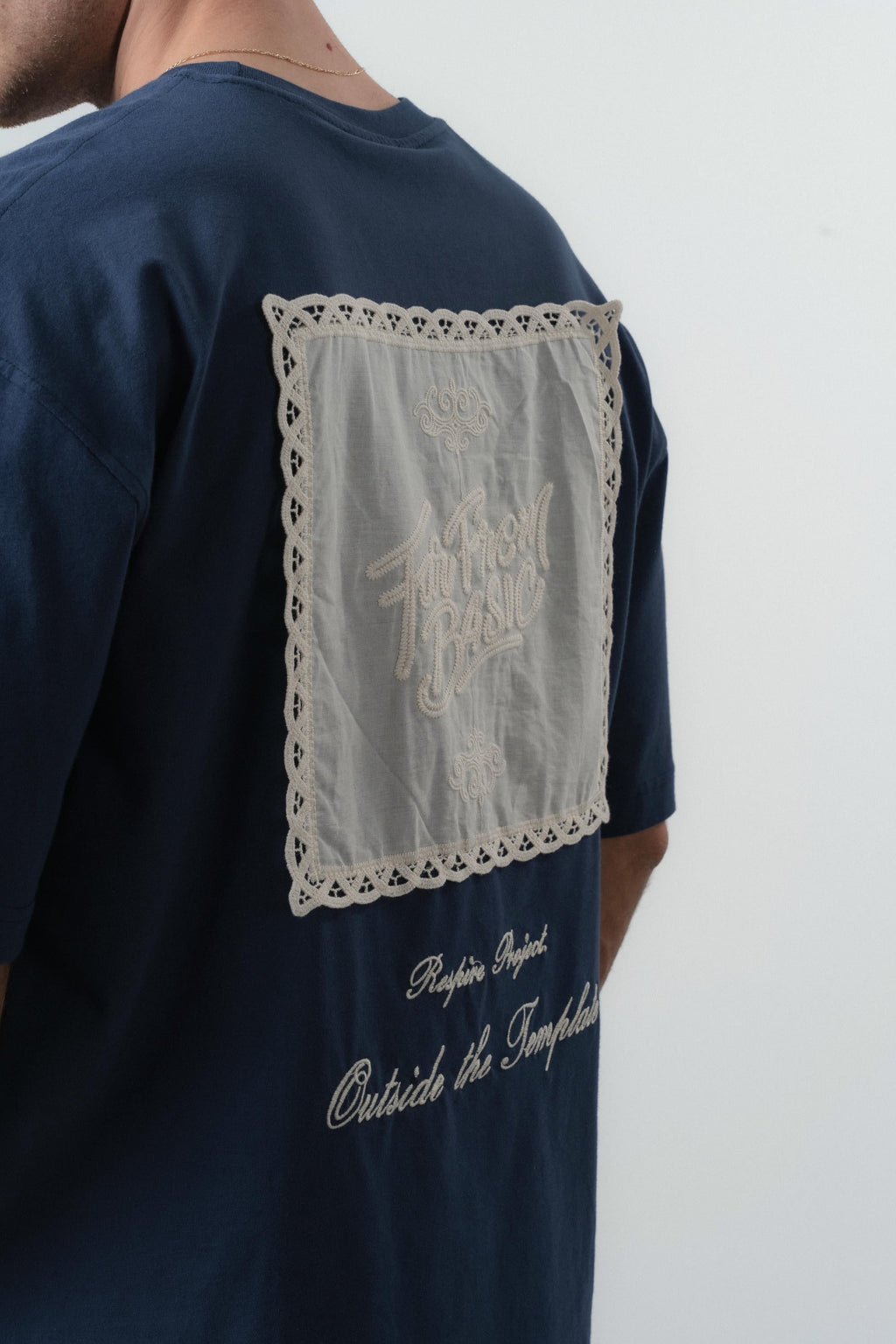 Res Project Oversized T-Shirt Navy