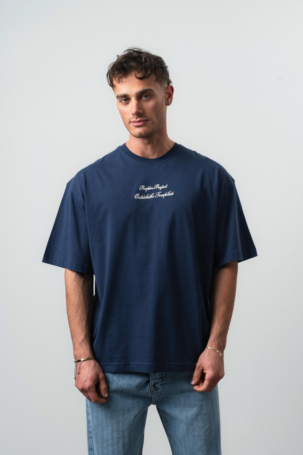 Res Project Oversized T-Shirt Navy