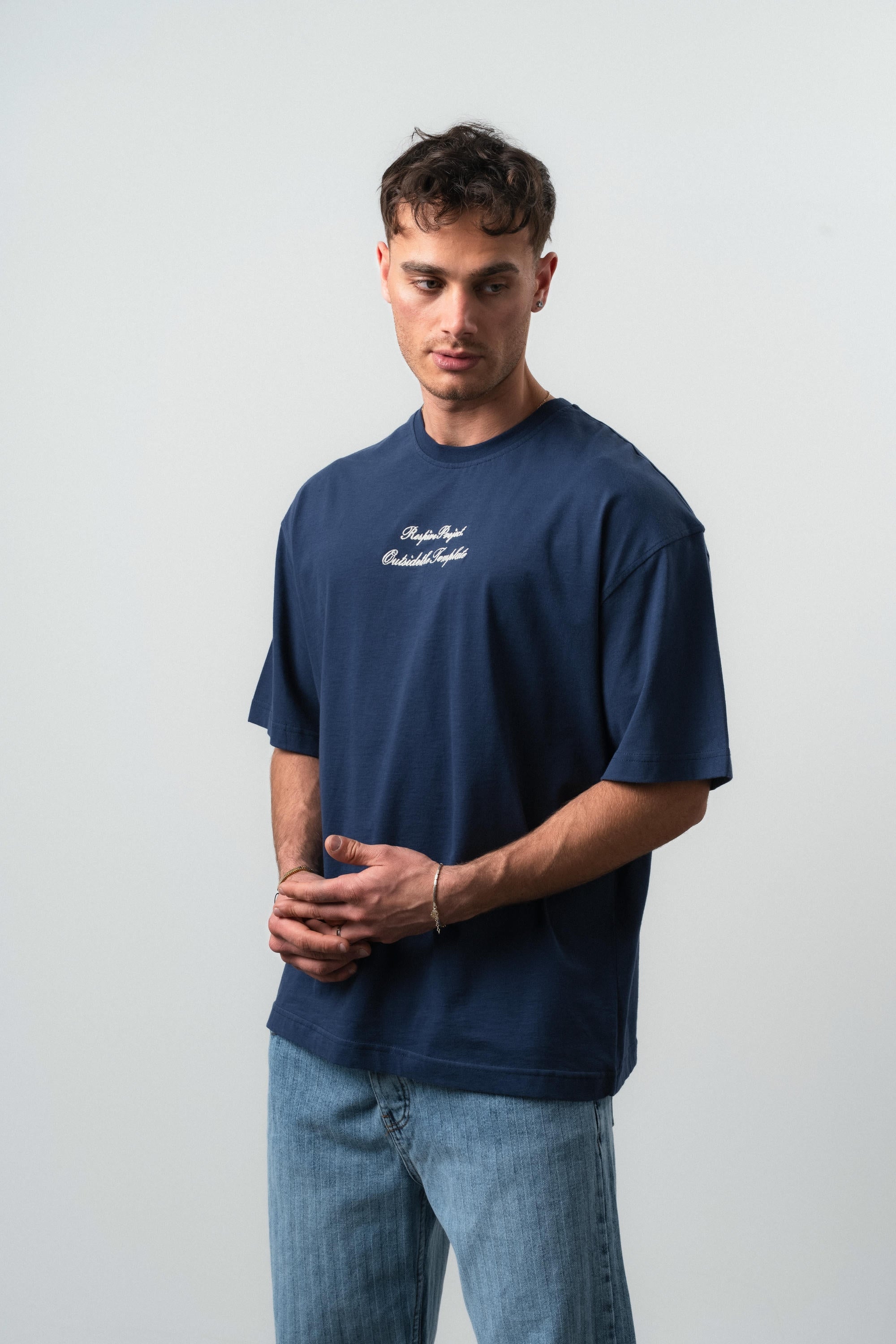 Res Project Oversized T-Shirt Navy