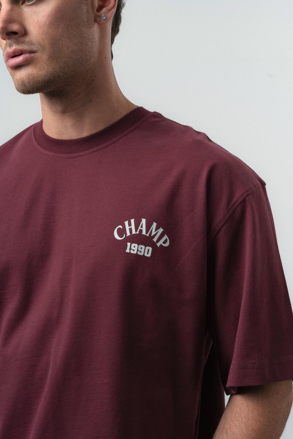 Zidane Oversized T-Shirt Burgundy