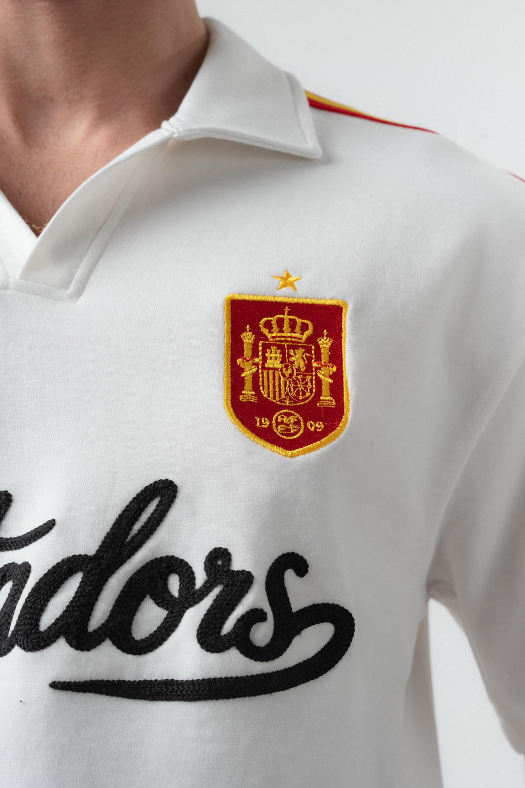 Spain Regular Fit Retro T-Shirt Ecru