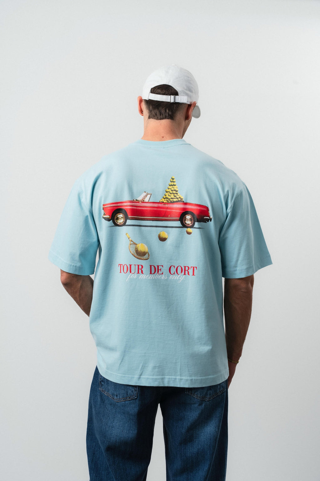 Tour Oversized T-Shirt Baby Blue