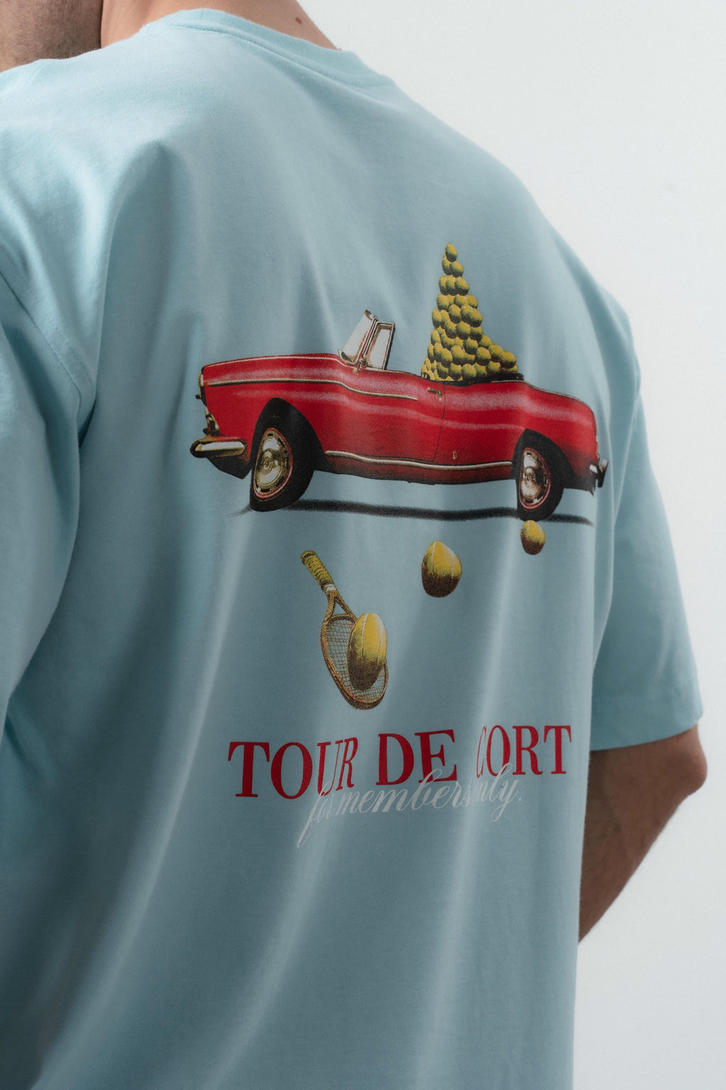 Tour Oversized T-Shirt Baby Blue