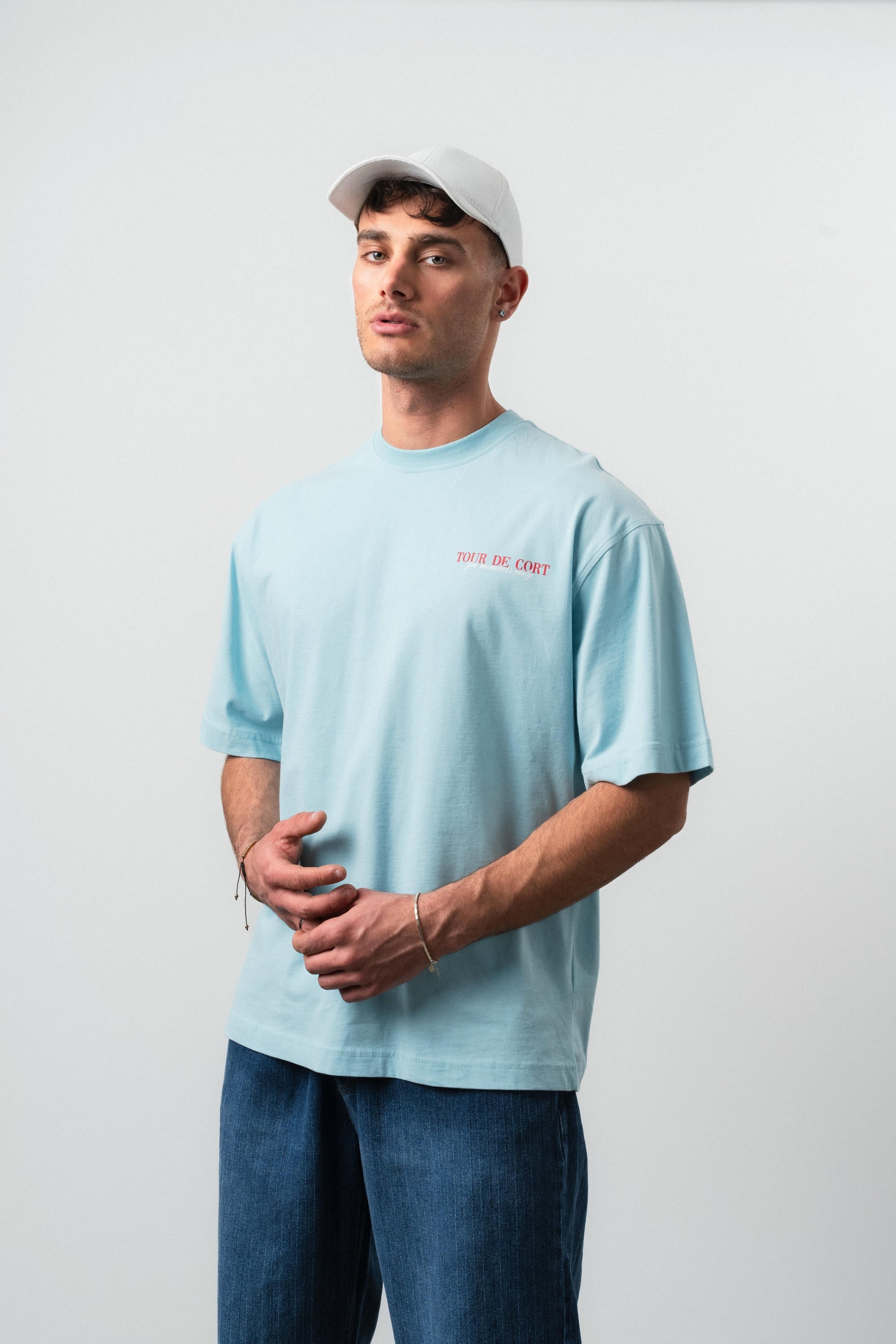 Tour Oversized T-Shirt Baby Blue