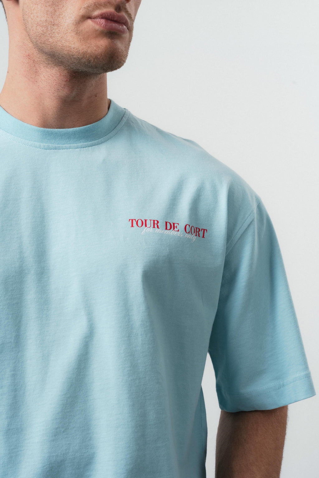 Tour Oversized T-Shirt Baby Blue