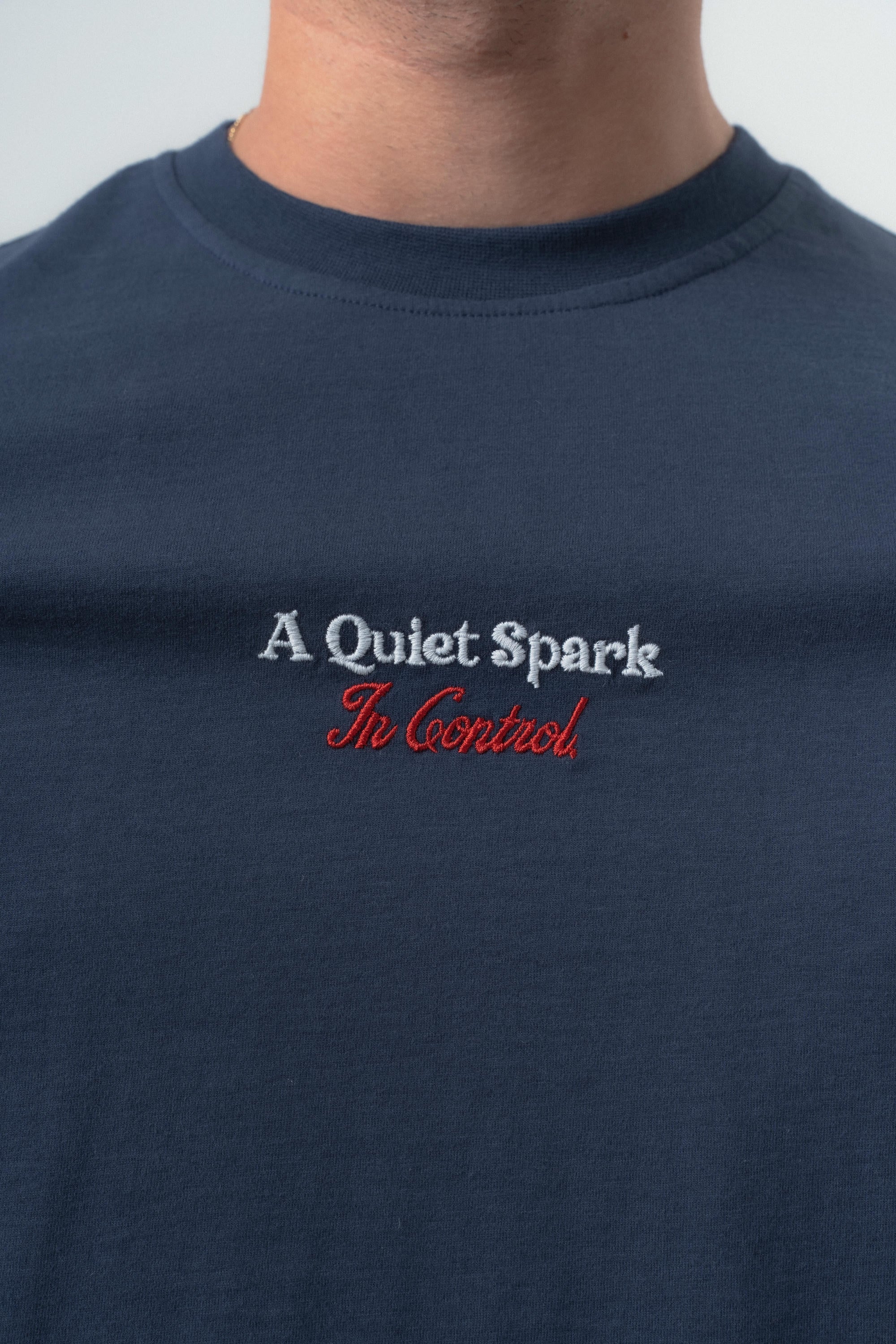 Spark Oversized T-Shirt Navy