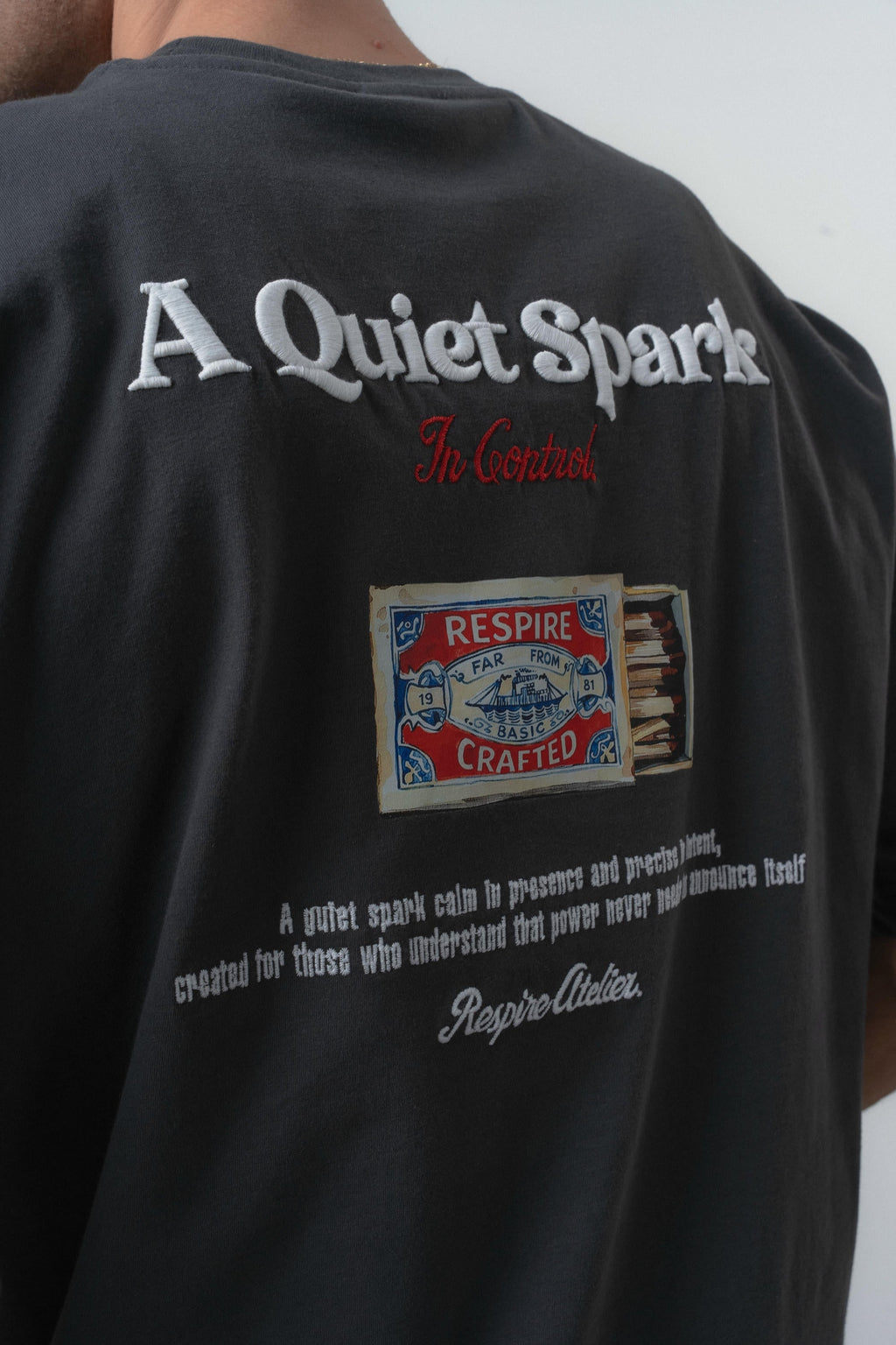 Spark Oversized T-Shirt Smoked