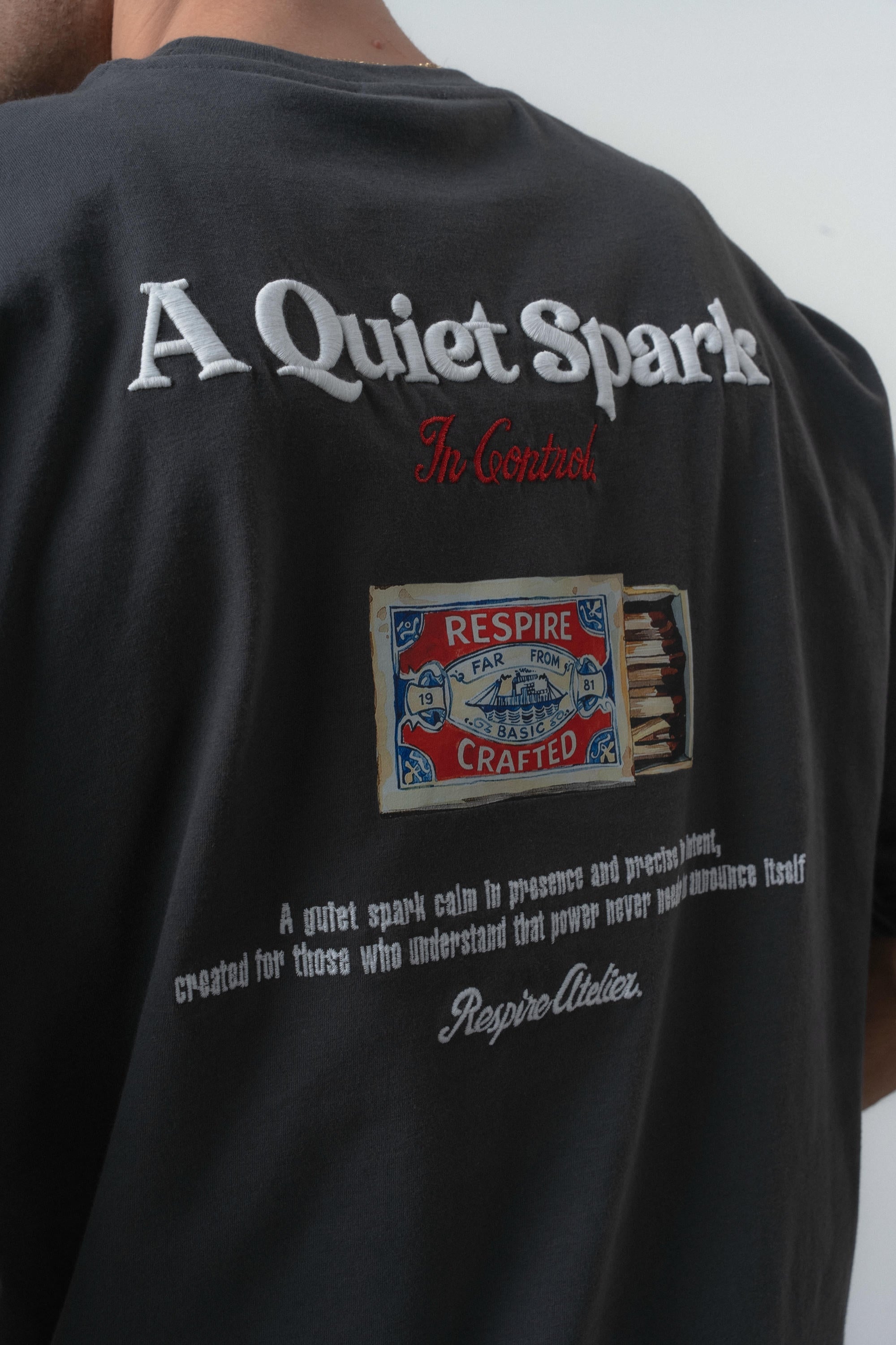 Spark Oversized T-Shirt Smoked