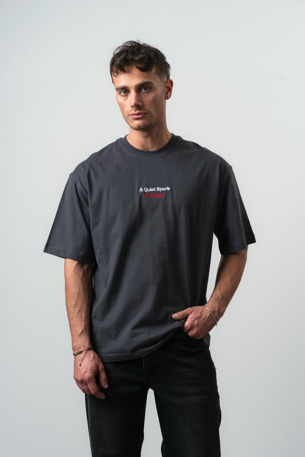 Spark Oversized T-Shirt Smoked