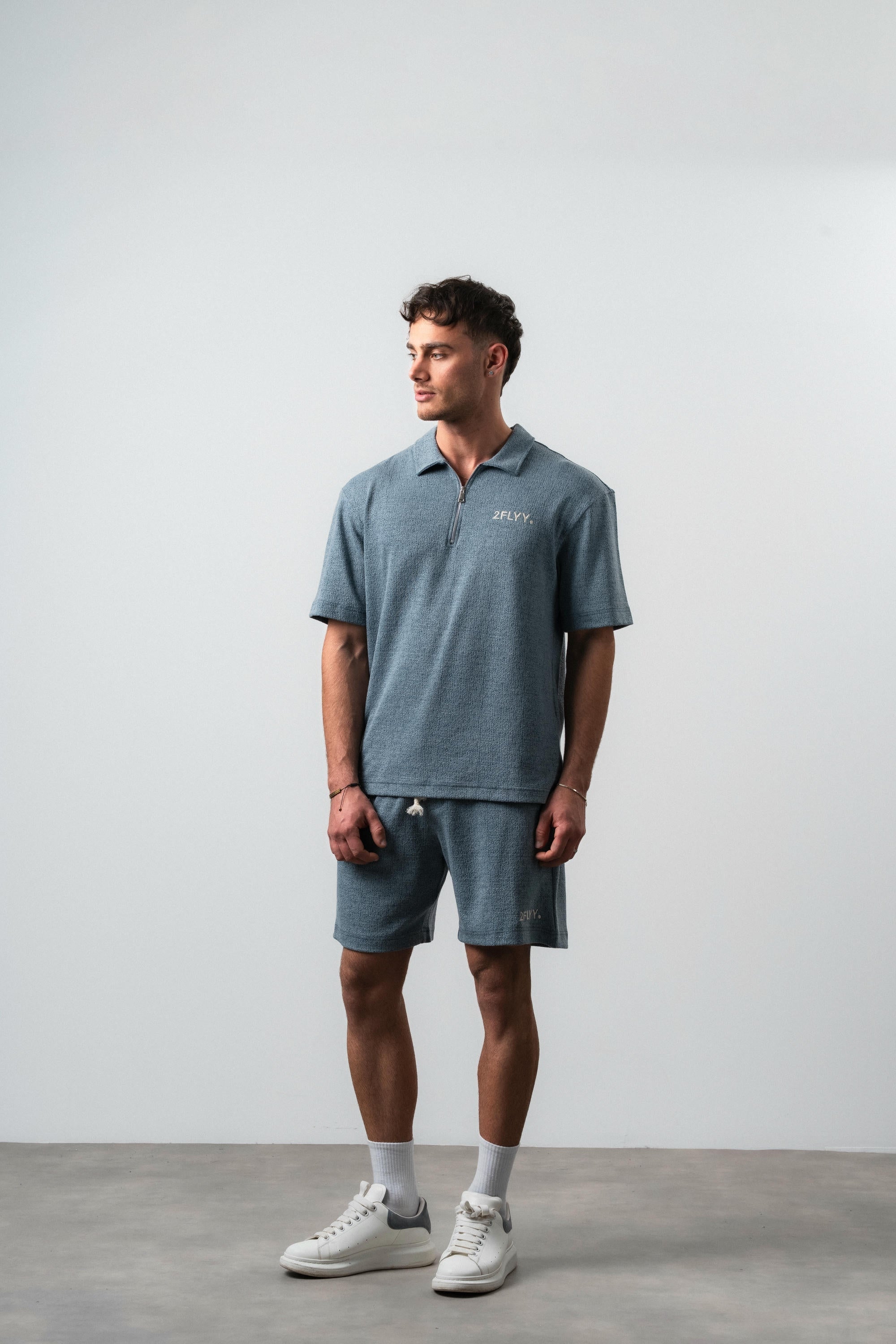 2FLYY Regular Fit Set Petrol Blue