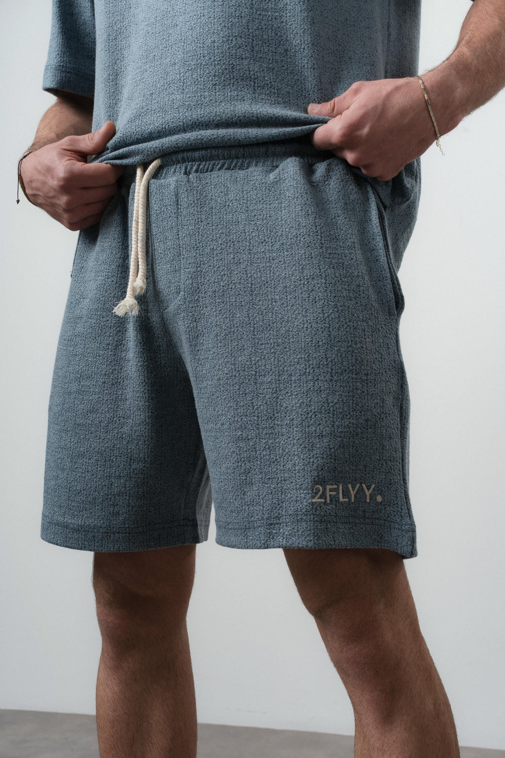 2FLYY Regular Fit Set Petrol Blue
