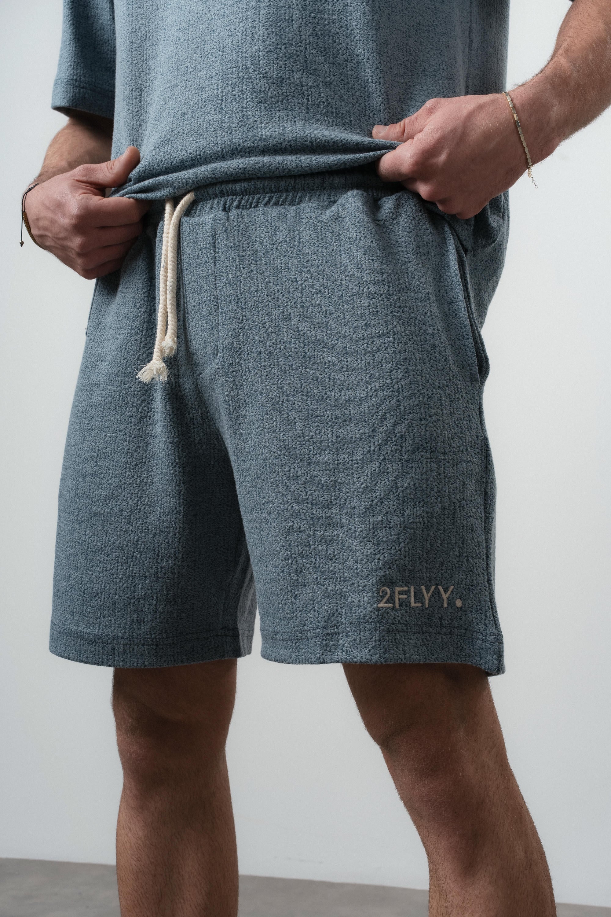 2FLYY Regular Fit Set Petrol Blue