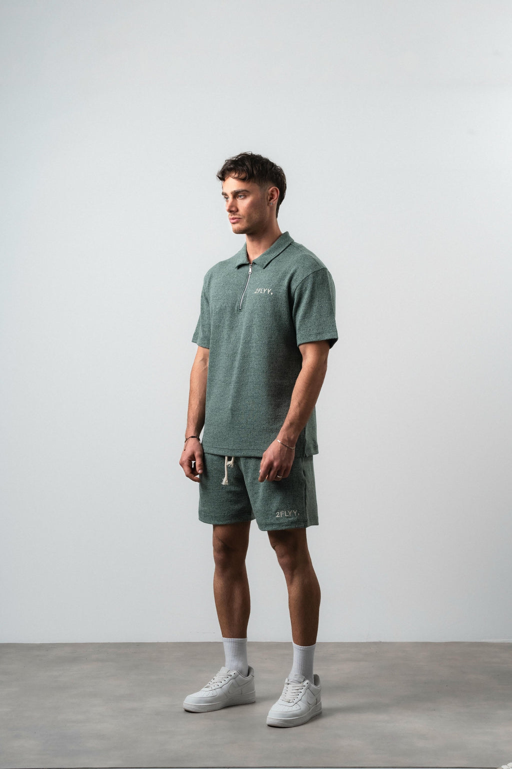 2FLYY Regular Fit Set Dark Teal