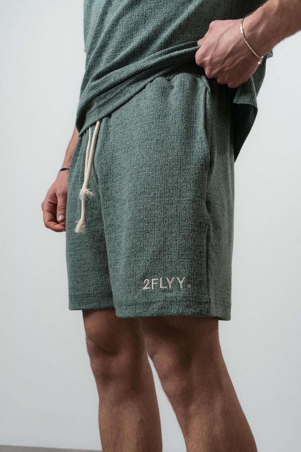 2FLYY Regular Fit Set Dark Teal
