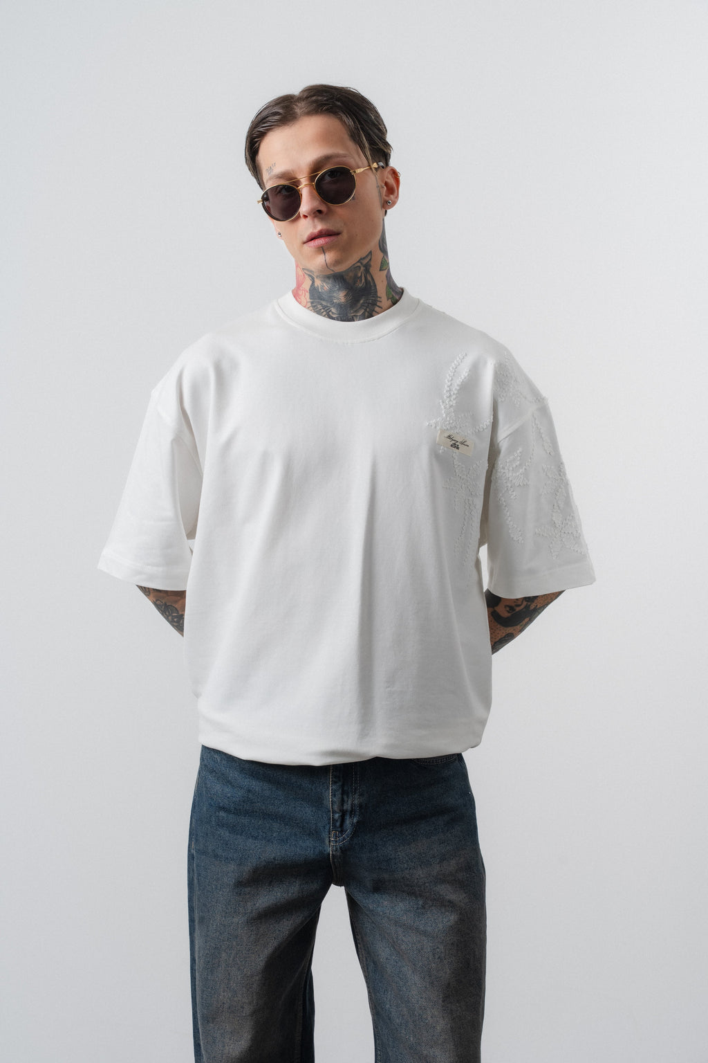 Min x Itsbyzey Oversized T-Shirt Ecru