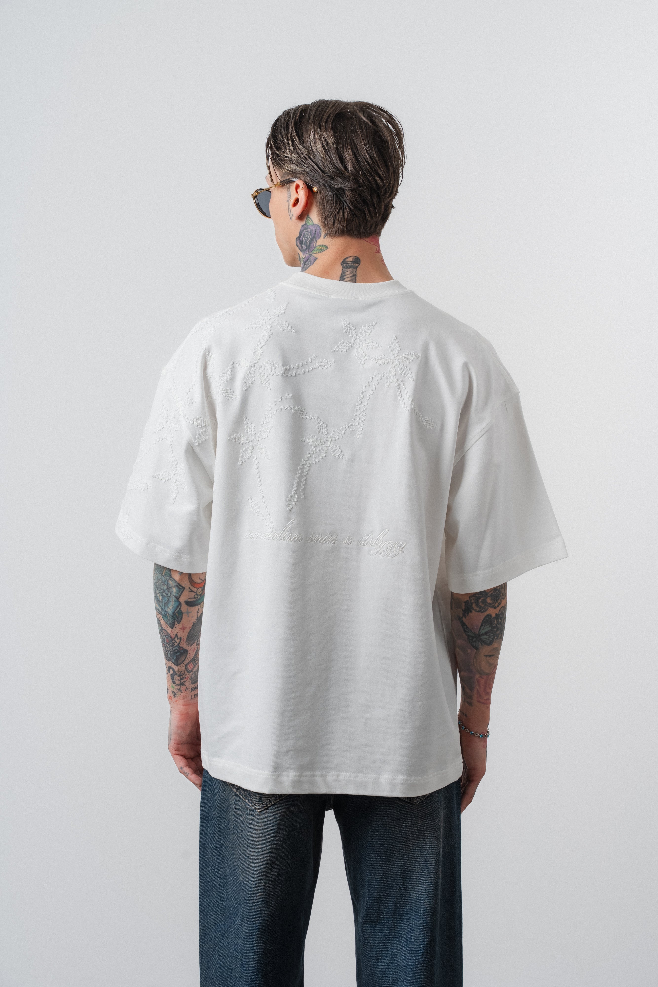 Min x Itsbyzey Oversized T-Shirt Ecru
