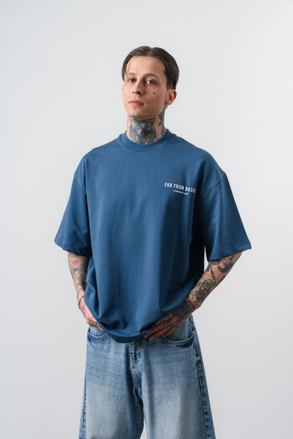 Respire x Itsbyzey Oversized T-Shirt Navy