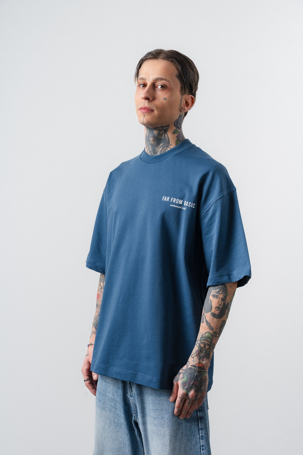 Respire x Itsbyzey Oversized T-Shirt Navy
