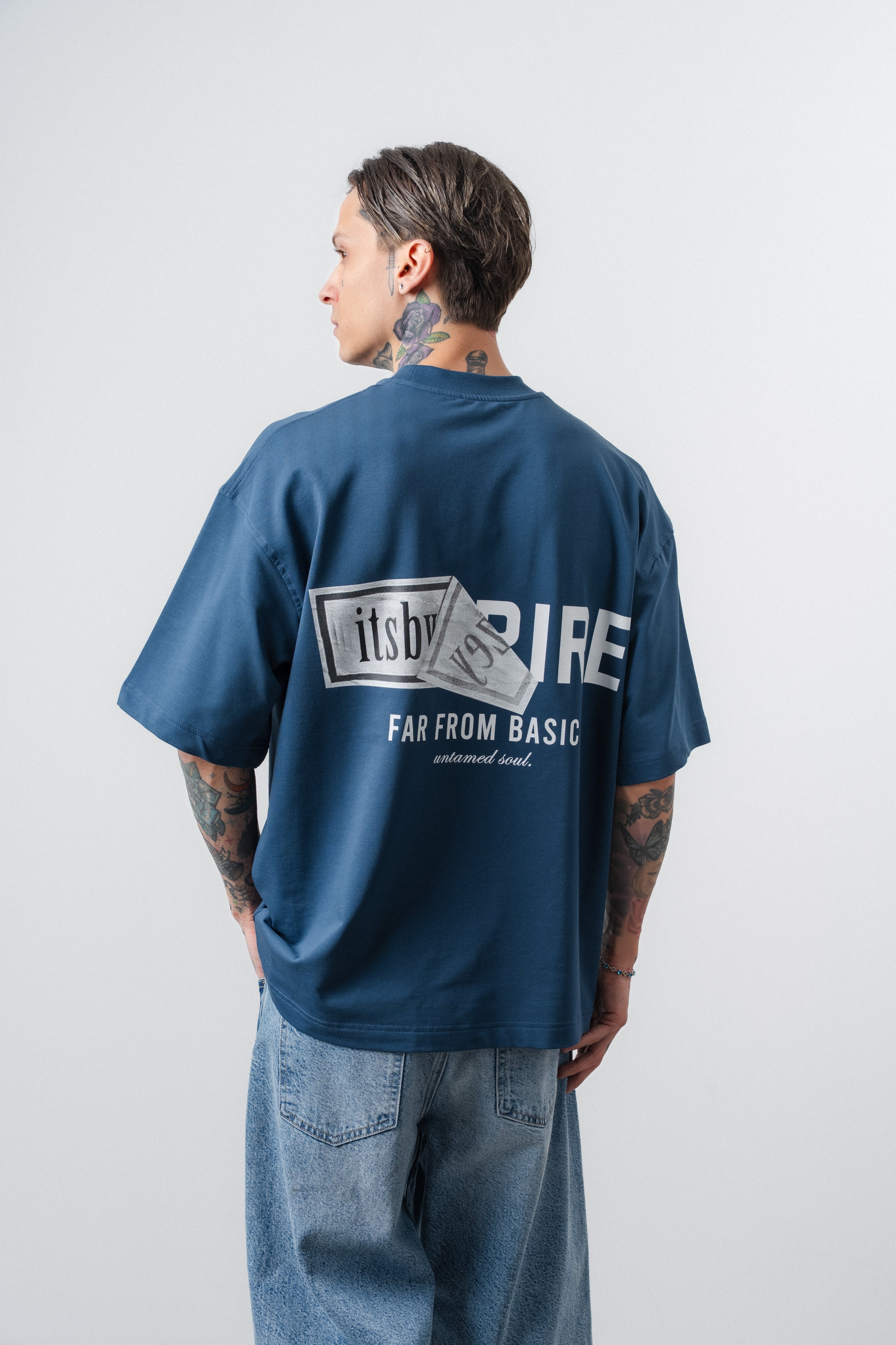 Respire x Itsbyzey Oversized T-Shirt Navy