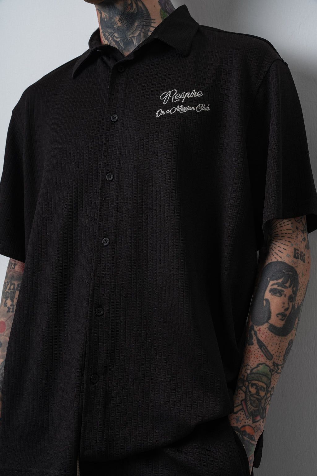 Res Club Regular Fit Set Black